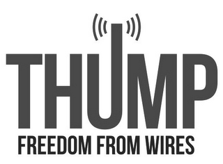 THUMP FREEDOM FROM WIRES logo