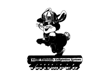 THUMPER BAKER ELECTRONIC COMPLETION SYSTEMS BAKER OIL TOOLS logo