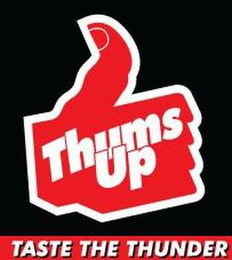 THUMS UP TASTE THE THUNDER logo