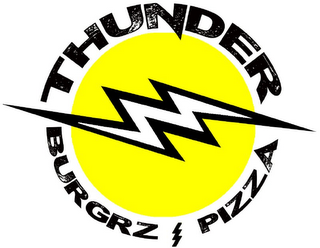 THUNDER BURGRZ PIZZA logo