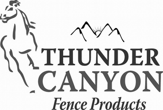 THUNDER CANYON FENCE PRODUCTS logo