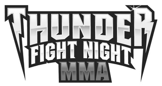 THUNDER FIGHT NIGHT MMA logo