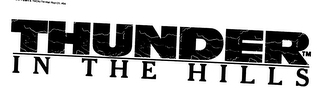 THUNDER IN THE HILLS logo