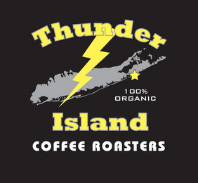 THUNDER ISLAND COFFEE ROASTERS 100% ORGANIC logo