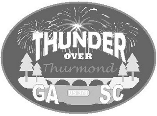 THUNDER OVER THURMOND GA SC US 378 logo