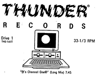 THUNDER RECORDS logo