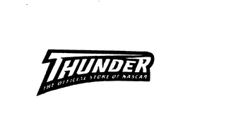 THUNDER THE OFFICIAL STORE OF NASCAR logo