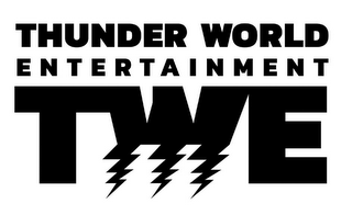 THUNDER WORLD ENTERTAINMENT TWE logo