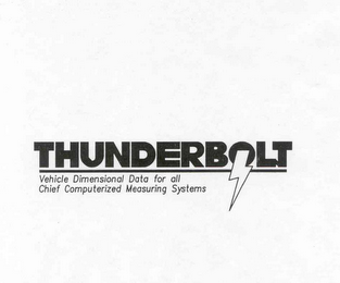 THUNDERBOLT VEHICLE DIMENSIONAL DATA FOR ALL CHIEF COMPUTERIZED MEASURING SYSTEMS logo