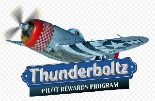 THUNDERBOLTZ PILOT REWARDS PROGRAM logo