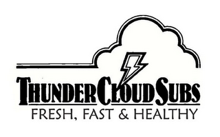 THUNDERCLOUDSUBS FRESH, FAST & HEALTHY logo