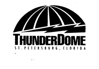 THUNDERDOME ST. PETERSBURG, FLORIDA logo