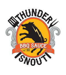 THUNDERSNOUT BBQ EST. 2015 logo