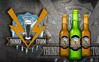 THUNDERSTORM BREW MADE IN OKLAHOMA logo