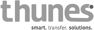 THUNES SMART. TRANSFER. SOLUTIONS. logo
