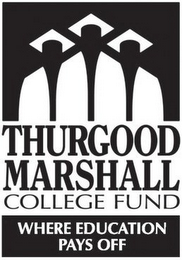 THURGOOD MARSHALL COLLEGE FUND WHERE EDUCATION PAYS OFF logo