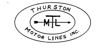 THURSTON MOTOR LINES INC. TML logo