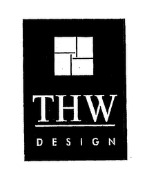 THW DESIGN logo