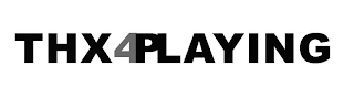 THX4PLAYING logo