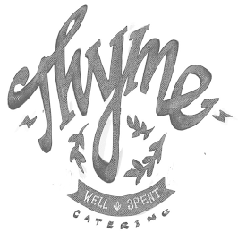 THYME WELL SPENT CATERING logo