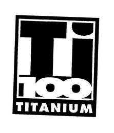 TI 100 TITANIUM logo
