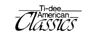 TI-DEE AMERICAN CLASSICS logo