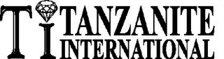 TI TANZANITE INTERNATIONAL logo