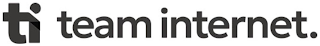 TI TEAM INTERNET. logo