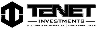 TI TENET INVESTMENTS FORGING PARTNERSHIPS FOSTERING IDEAS logo