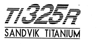 TI325R SANDVIK TITANIUM logo