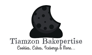 TIAMZON BAKEPERTISE COOKIES, CAKES, ICEBERGS & MORE. . . logo