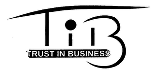 TIB TRUST IN BUSINESS logo