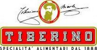 TIBERINO NICOLA TRADIZIONE QUALITA TIBERINO - 1888 TIBERINO SPECIALITA' ALIMENTARI DAL 1888 logo