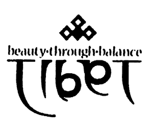 TIBET BEAUTY THROUGH BALANCE logo