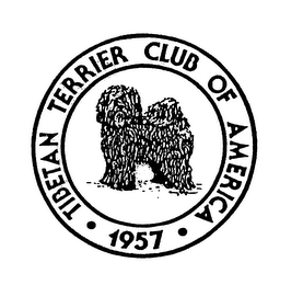 TIBETAN TERRIER CLUB OF AMERICA 1957 logo