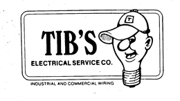 TIB'S ELECTRICAL SERVICE CO. INDUSTRIAL AND COMMERCIAL WIRING logo