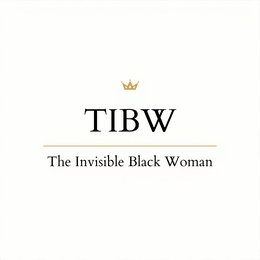 TIBW THE INVISIBLE BLACK WOMAN logo