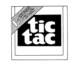 TIC TAC 1&1/2 CALORIES PER MINT