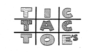 TIC TAC TOE'S logo