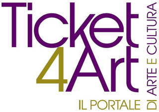 TICKET 4 ART IL PORTALE DI ARTE E CULTURA logo