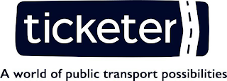 TICKETER A WORLD OF PUBLIC TRANSPORT POSSIBILITIES logo