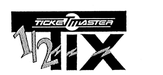 TICKETMASTER 1/2 TIX logo