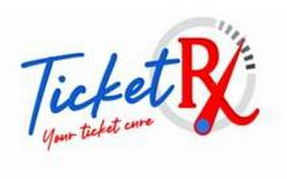 TICKETRX YOUR TICKET CURE logo