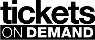 TICKETS ON DEMAND logo
