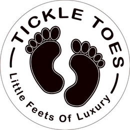 TICKLE TOES LITTLE FEETS OF LUXURY logo