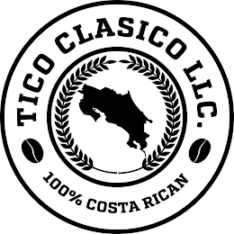 TICO CLASICO LLC. 100% COSTA RICAN logo
