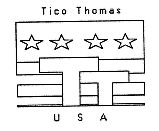 TICO THOMAS TT U S A logo