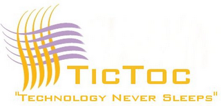 TICTOC "TECHNOLOGY NEVER SLEEPS" logo