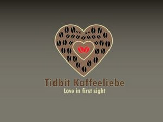 TIDBIT KAFFEELIEBE LOVE IN FIRST SIGHT logo