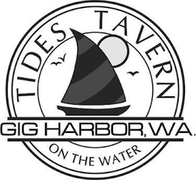 TIDES TAVERN ON THE WATER GIG HARBOR, WA. logo